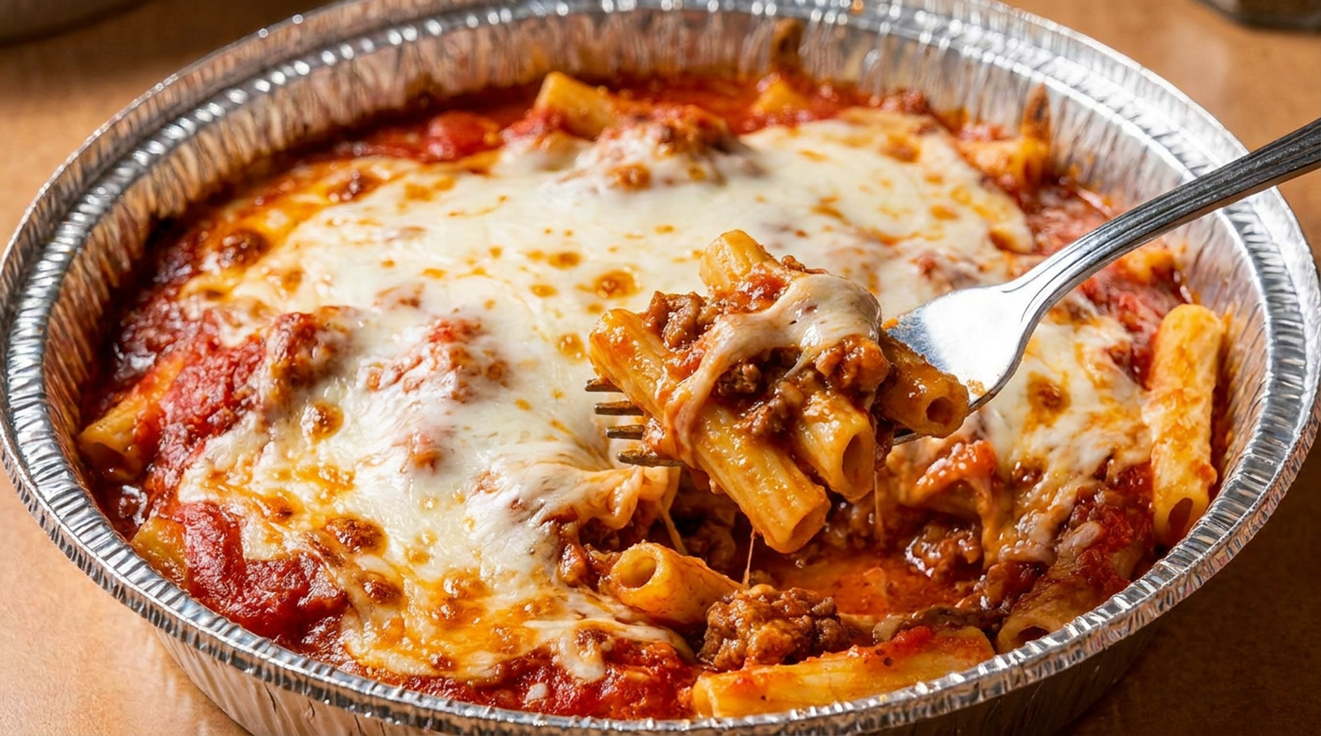 Baked ziti and baked clams