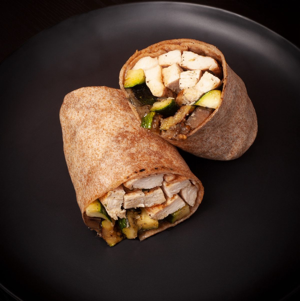 Tricolor Grilled Chicken Wrap